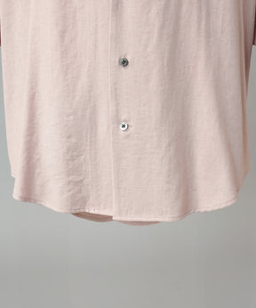 【PRE-ORDER】Drapey Georgette Prime-Over Open Collar Dolman Sleeve Shirt