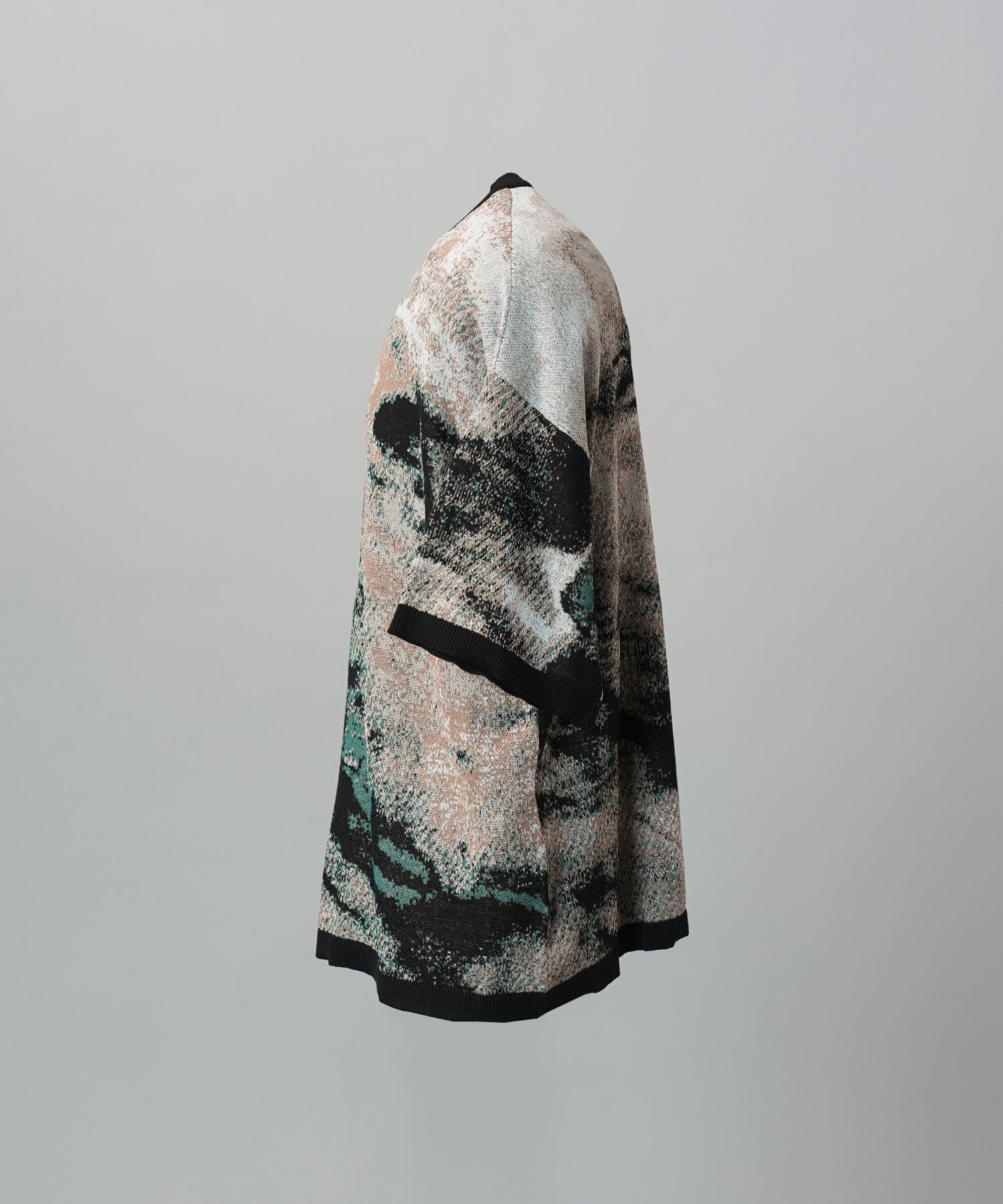 Cotton Bulky Acrylic Blend Prime-Over Gradation Dyeing Knit