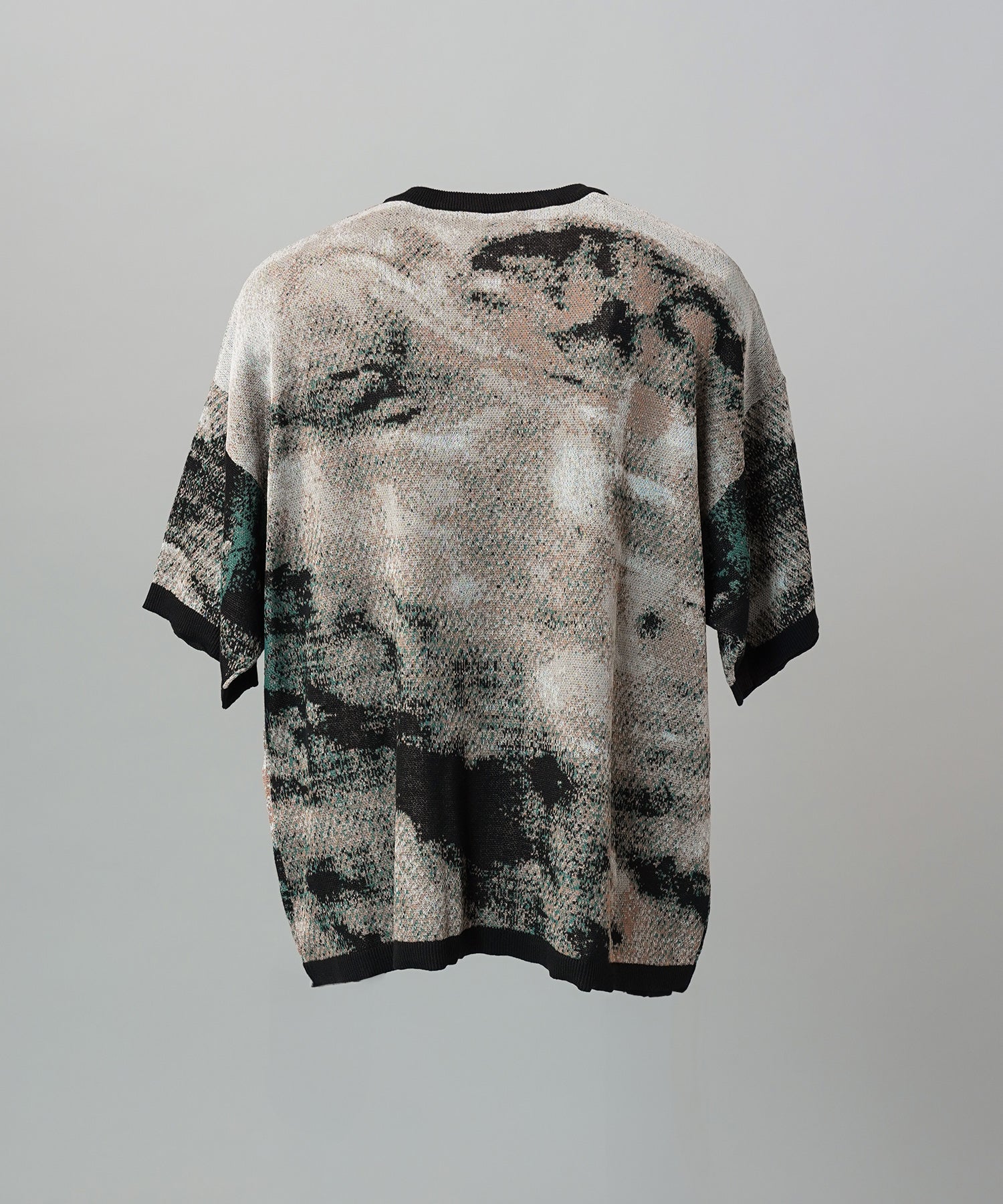 Cotton Bulky Acrylic Blend Prime-Over Gradation Dyeing Knit
