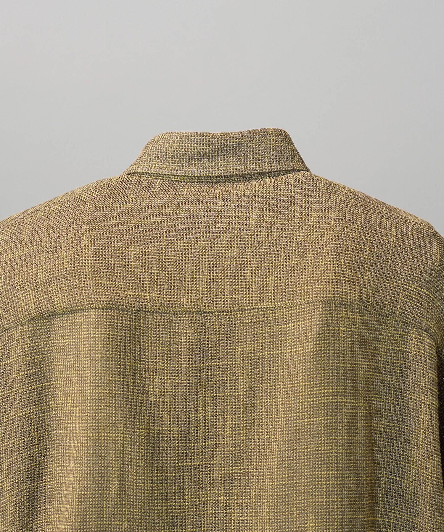 Dry KARAMI Mesh Prime-Over Asymmetric Shirred Shirt