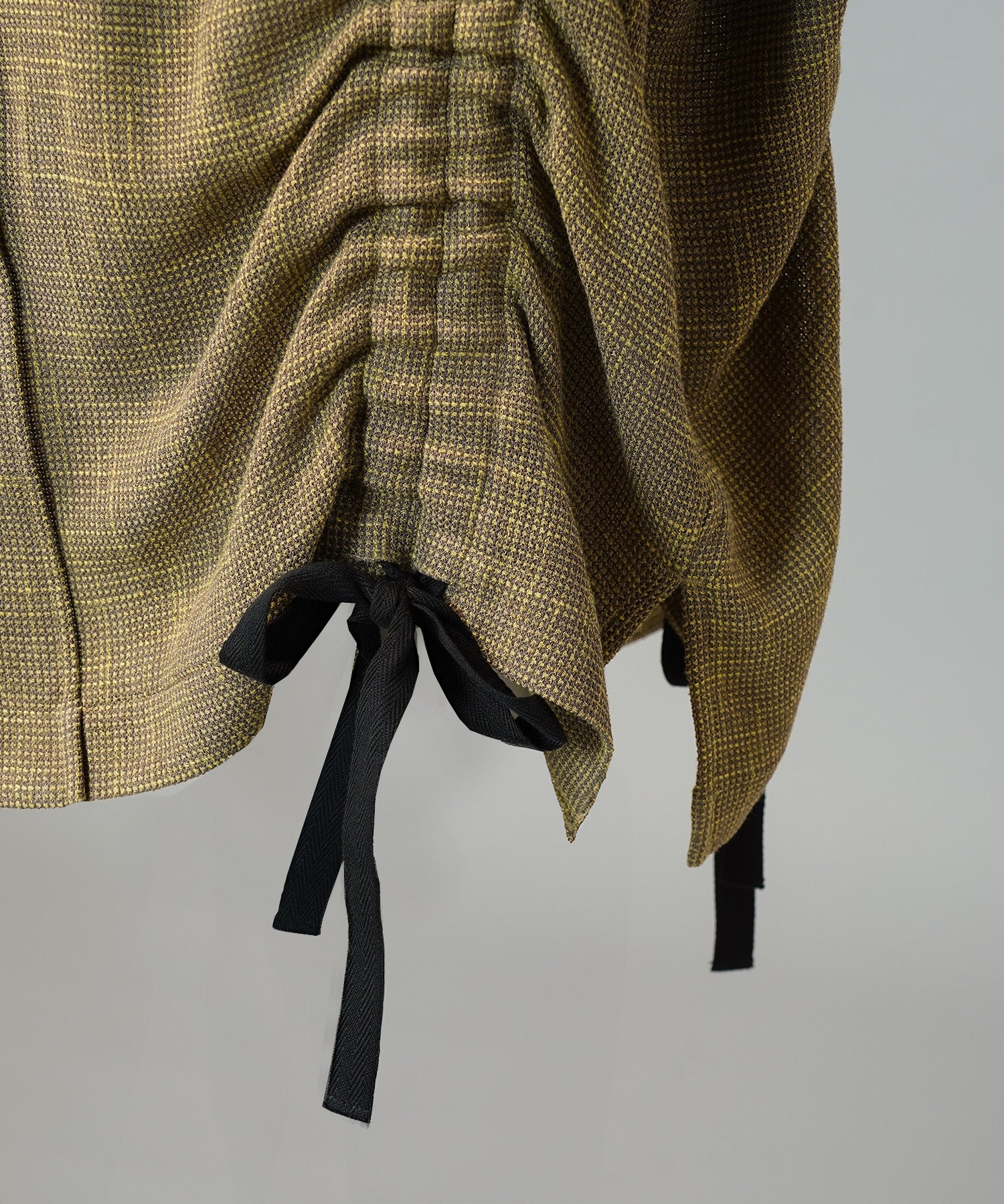 Dry KARAMI Mesh Prime-Over Asymmetric Shirred Shirt