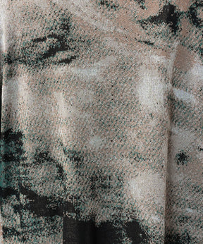 Cotton Bulky Acrylic Blend Prime-Over Gradation Dyeing Knit