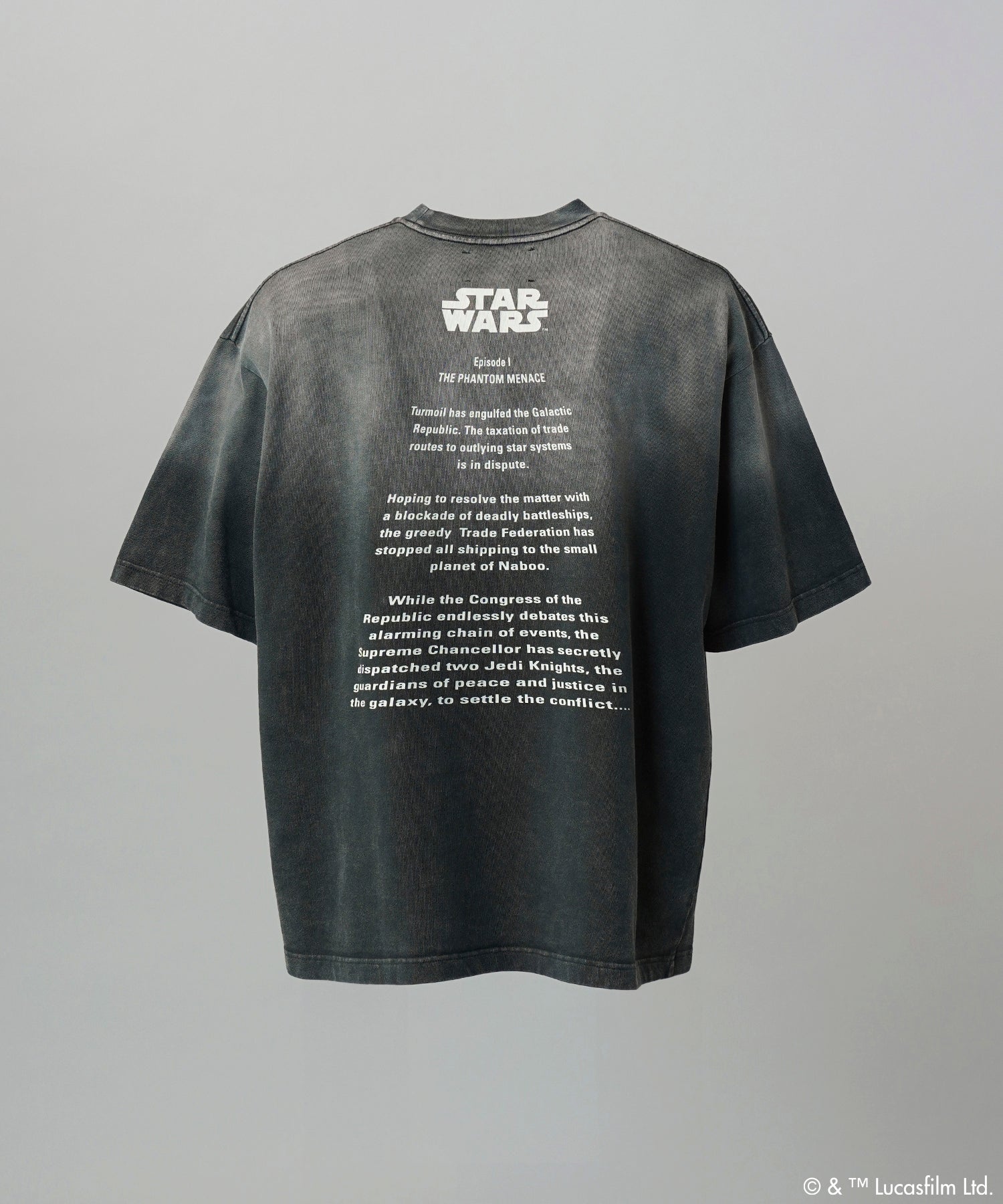 【PRE-ORDER】【MOVIE SERIES】「STAR WARS」Graphic Print Prime-Over Crew Neck T-Shirt
