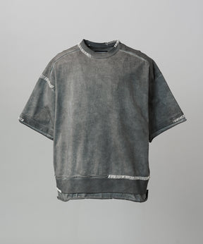 [26SS PRE-ORDER] Over-Dye Embroidery Short-sleeved T-shirt