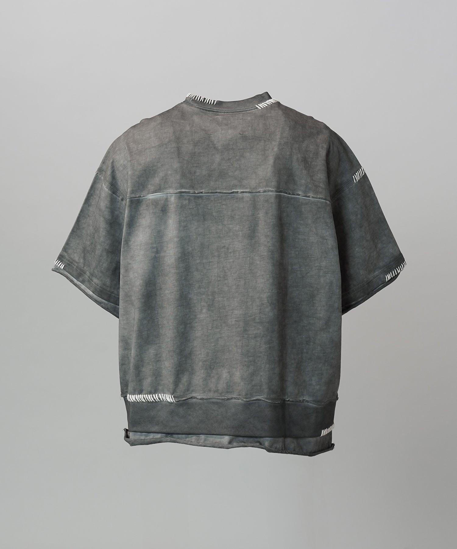 [26SS PRE-ORDER] Over-Dye Embroidery Short-sleeved T-shirt
