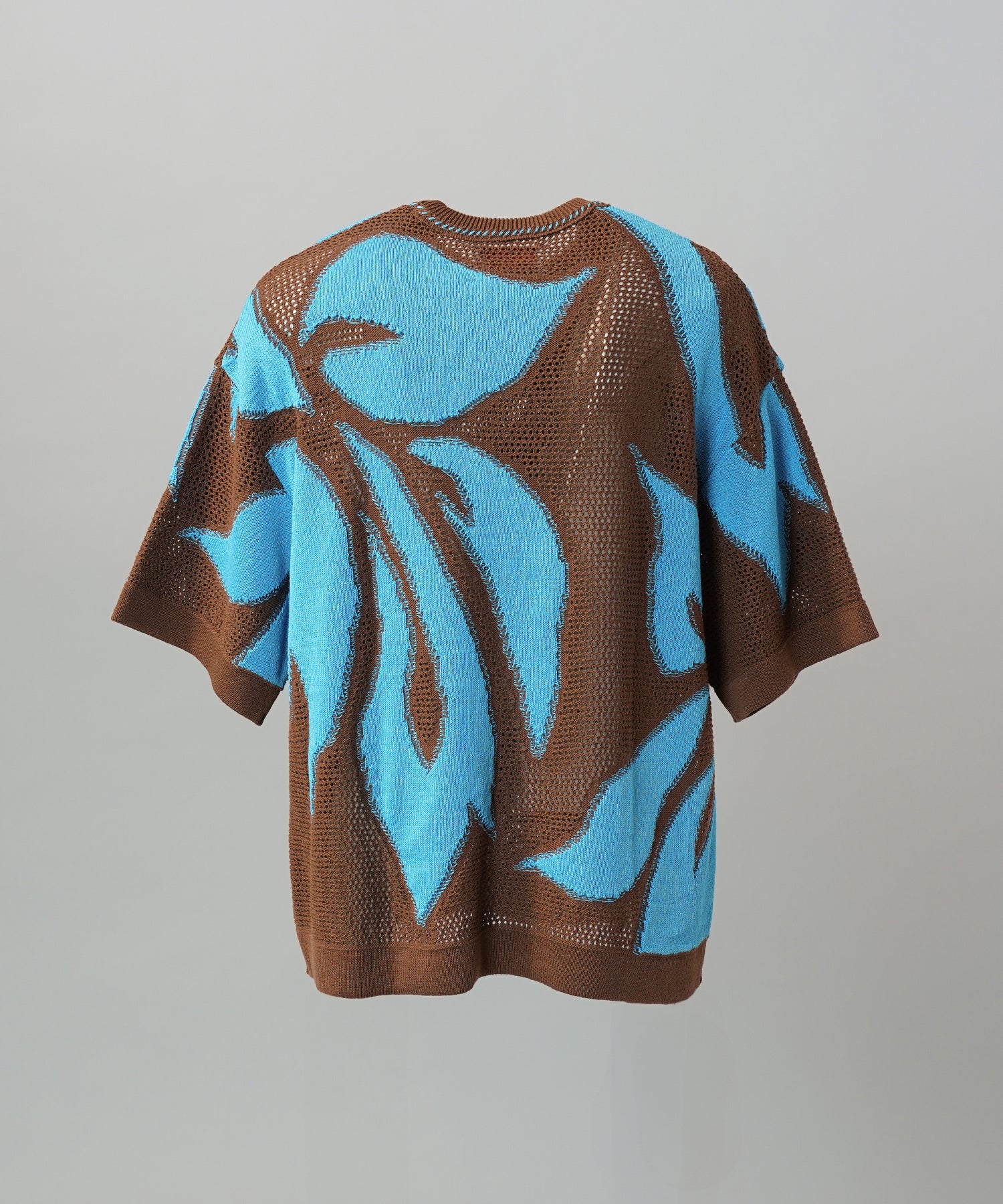 Cotton Bulky Acrylic Blend Prime-Over Gradation Dyeing Knit