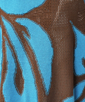 Cotton Bulky Acrylic Blend Prime-Over Gradation Dyeing Knit
