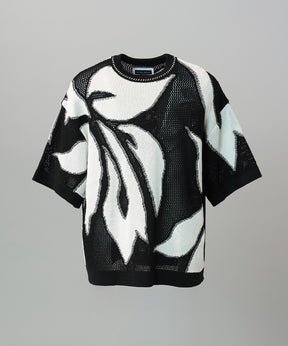 Cotton Bulky Acrylic Blend Prime-Over Gradation Dyeing Knit