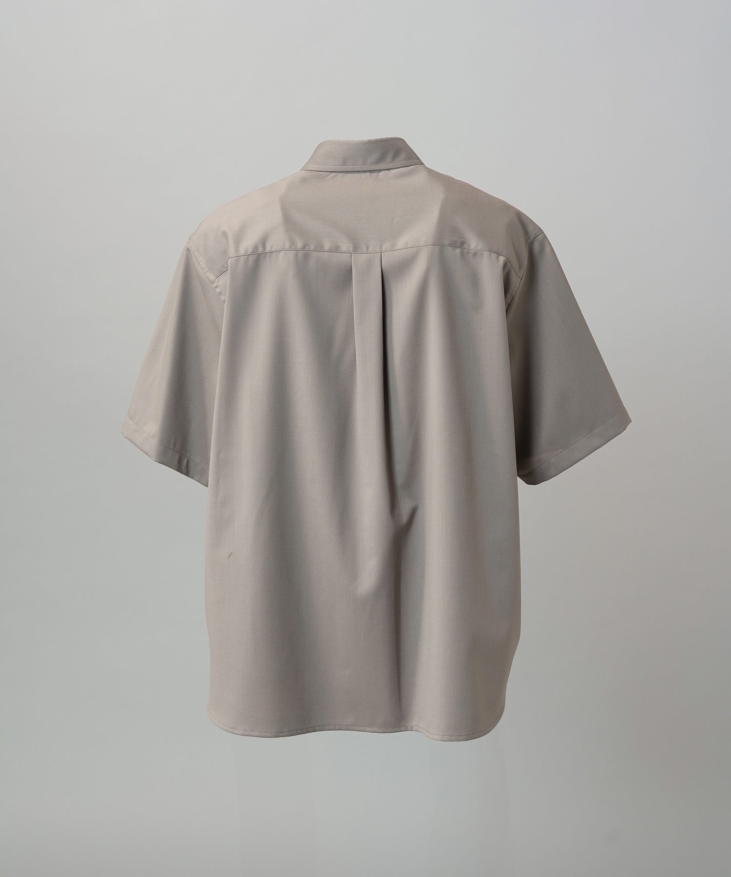 NISHIKAWA KEORI Wool Mix Prime-Over Short Sleeve Shirt