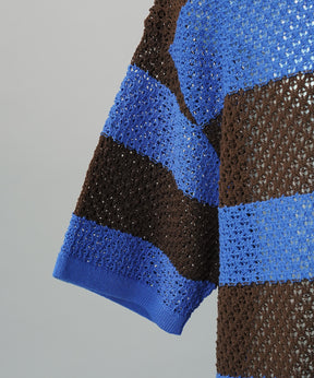 Cotton Bulky Acrylic Blend Prime-Over Gradation Dyeing Knit