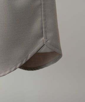 NISHIKAWA KEORI Wool Mix Prime-Over Short Sleeve Shirt
