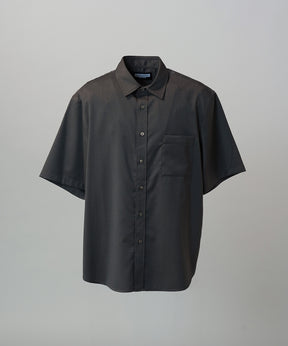 NISHIKAWA KEORI Wool Mix Prime-Over Short Sleeve Shirt