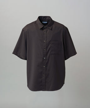 NISHIKAWA KEORI Wool Mix Prime-Over Short Sleeve Shirt