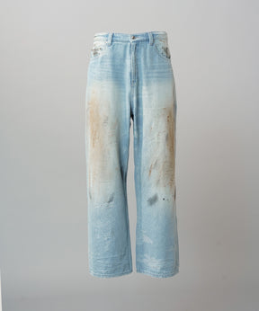 【26SS PRE-ORDER】Linen Mix Slab Side Big Pocket Prime-Wide Pants