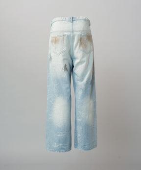 【26SS PRE-ORDER】Linen Mix Slab Side Big Pocket Prime-Wide Pants