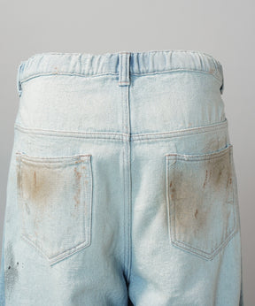 【26SS PRE-ORDER】Linen Mix Slab Side Big Pocket Prime-Wide Pants