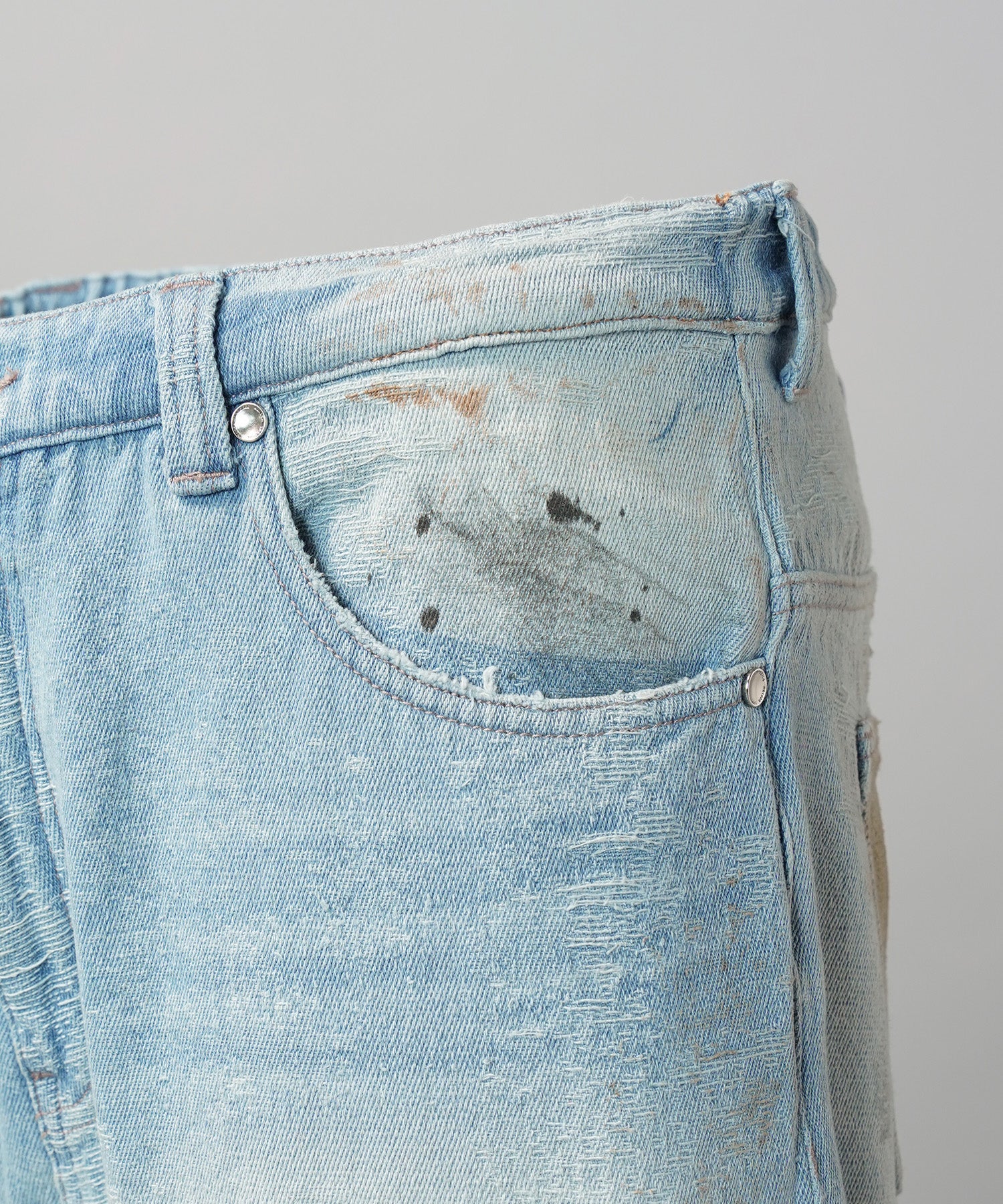 【26SS PRE-ORDER】Linen Mix Slab Side Big Pocket Prime-Wide Pants