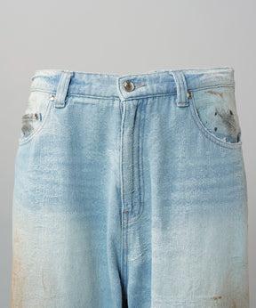【26SS PRE-ORDER】Linen Mix Slab Side Big Pocket Prime-Wide Pants