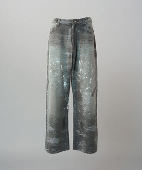 【26SS PRE-ORDER】Linen Mix Slab Side Big Pocket Prime-Wide Pants