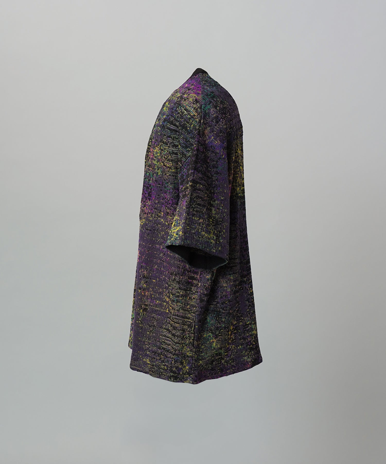 Dry KASURI Abstract Pattern Prime-Over Knit T-shirt