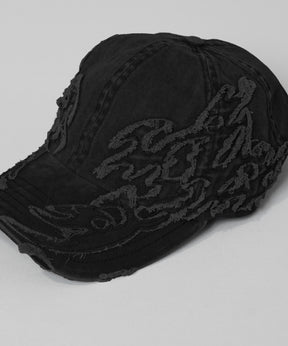 Motif Damaged Tribal Pattern 6P Cap