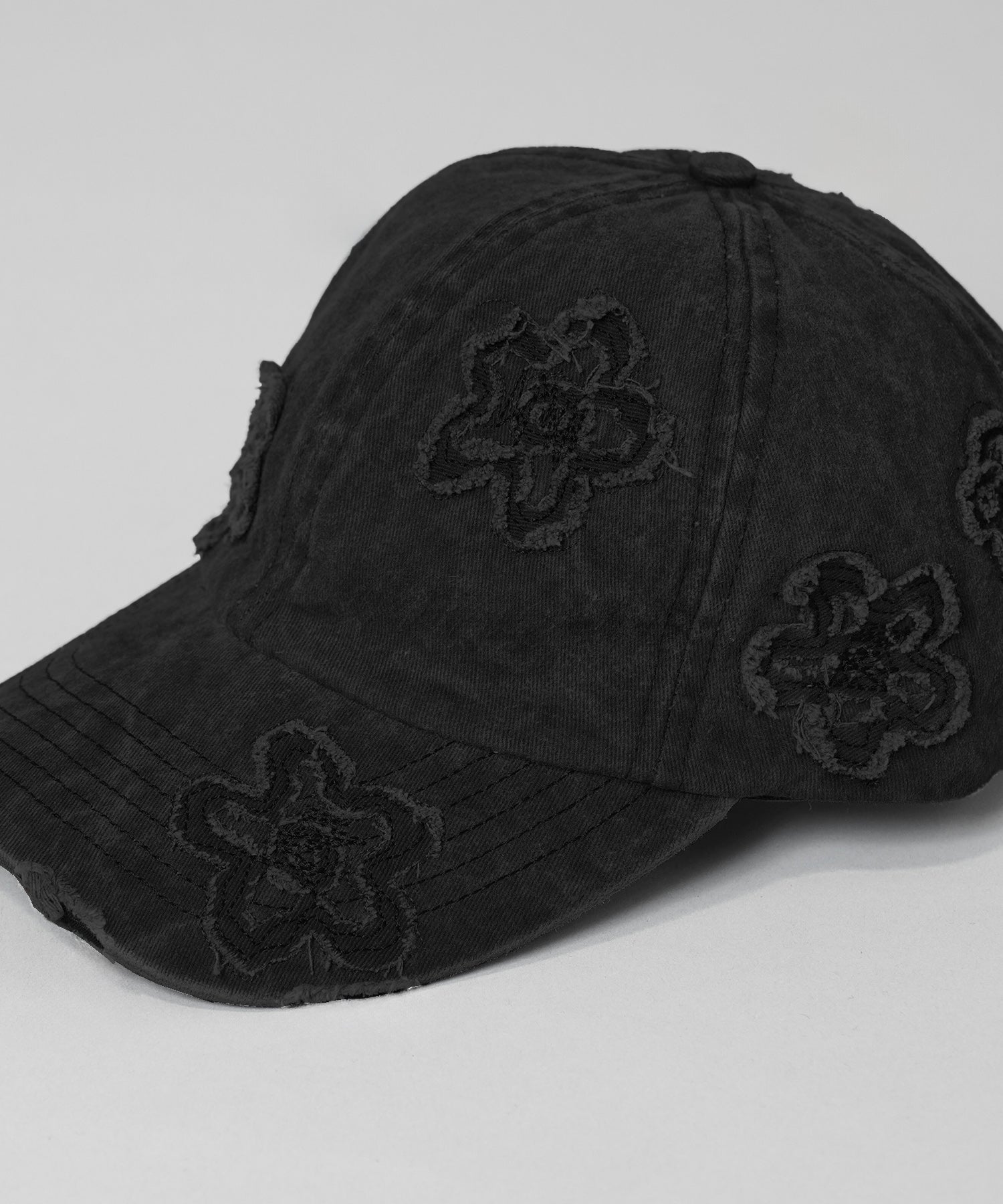 【PRE-ORDER】Motif Damaged Flower Pattern 6P Cap