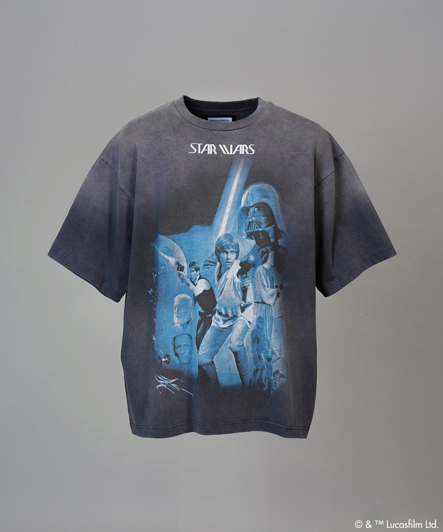 【PRE-ORDER】【MOVIE SERIES】「STAR WARS」Graphic Print Prime-Over Crew Neck T-Shirt
