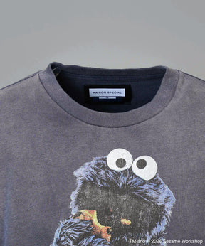 【PRE-ORDER】【MOVIE SERIES】「SESAME STREET」- Got Cookie - Prime-Over Crew Neck Short Sleeve T-Shirt