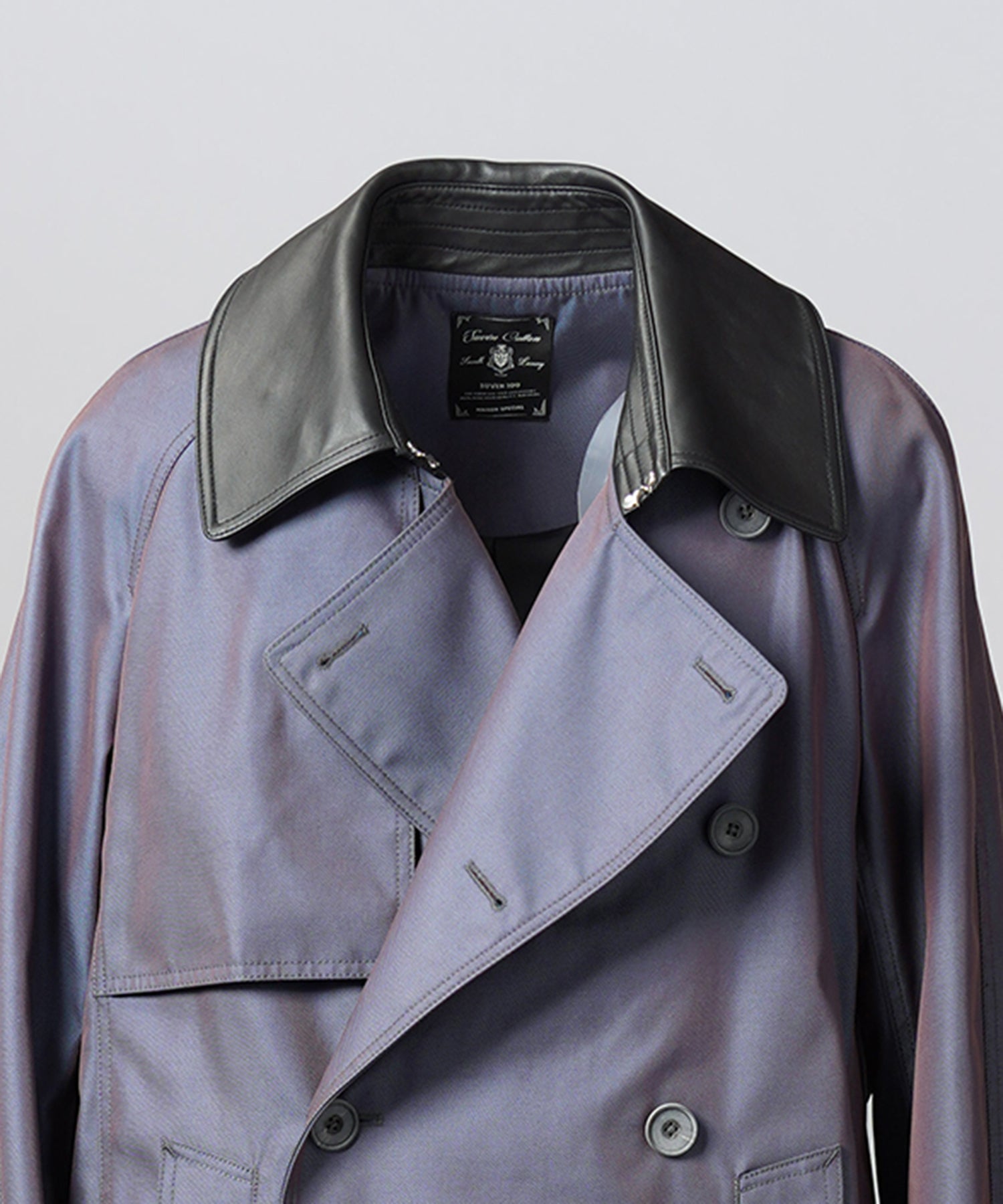 Different Materials Layering Prime-Over Trucker Jacket