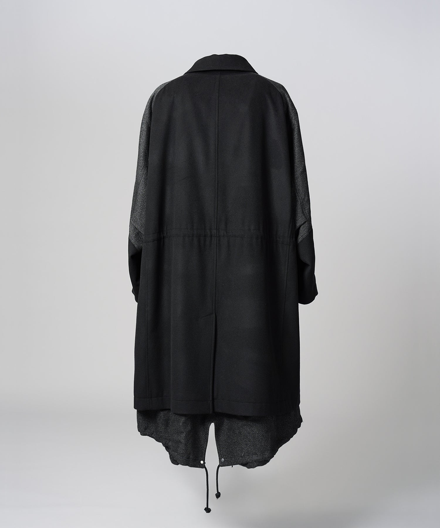 [26AW PRE-ORDER] Sheep leather melton combination prime over half coat