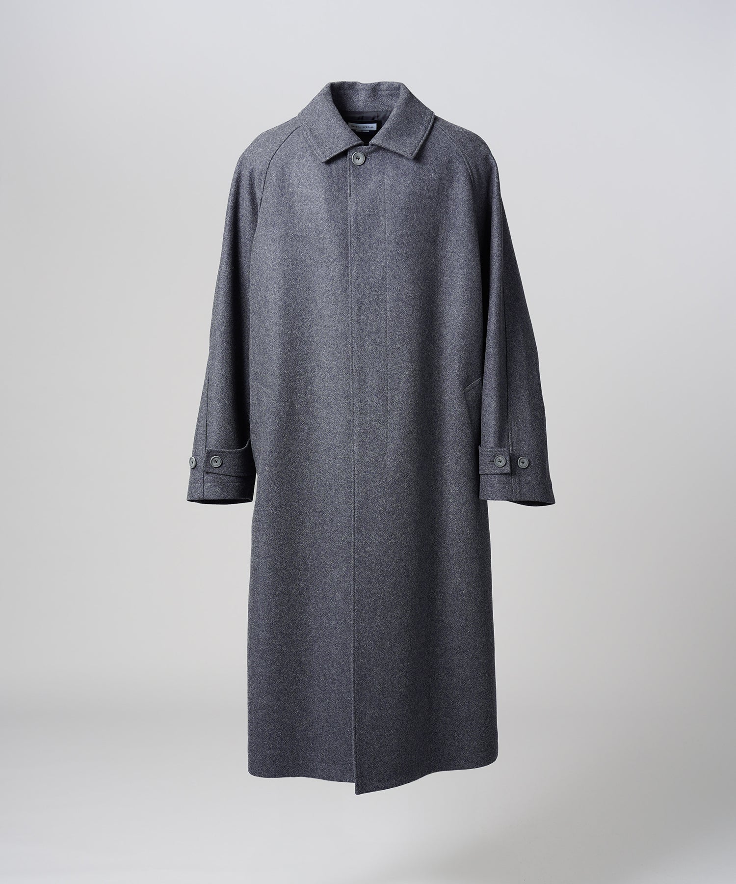 【26AW PRE-ORDER】【Italian Dead Stock Fabric】プライムオーバーステンカラーコート