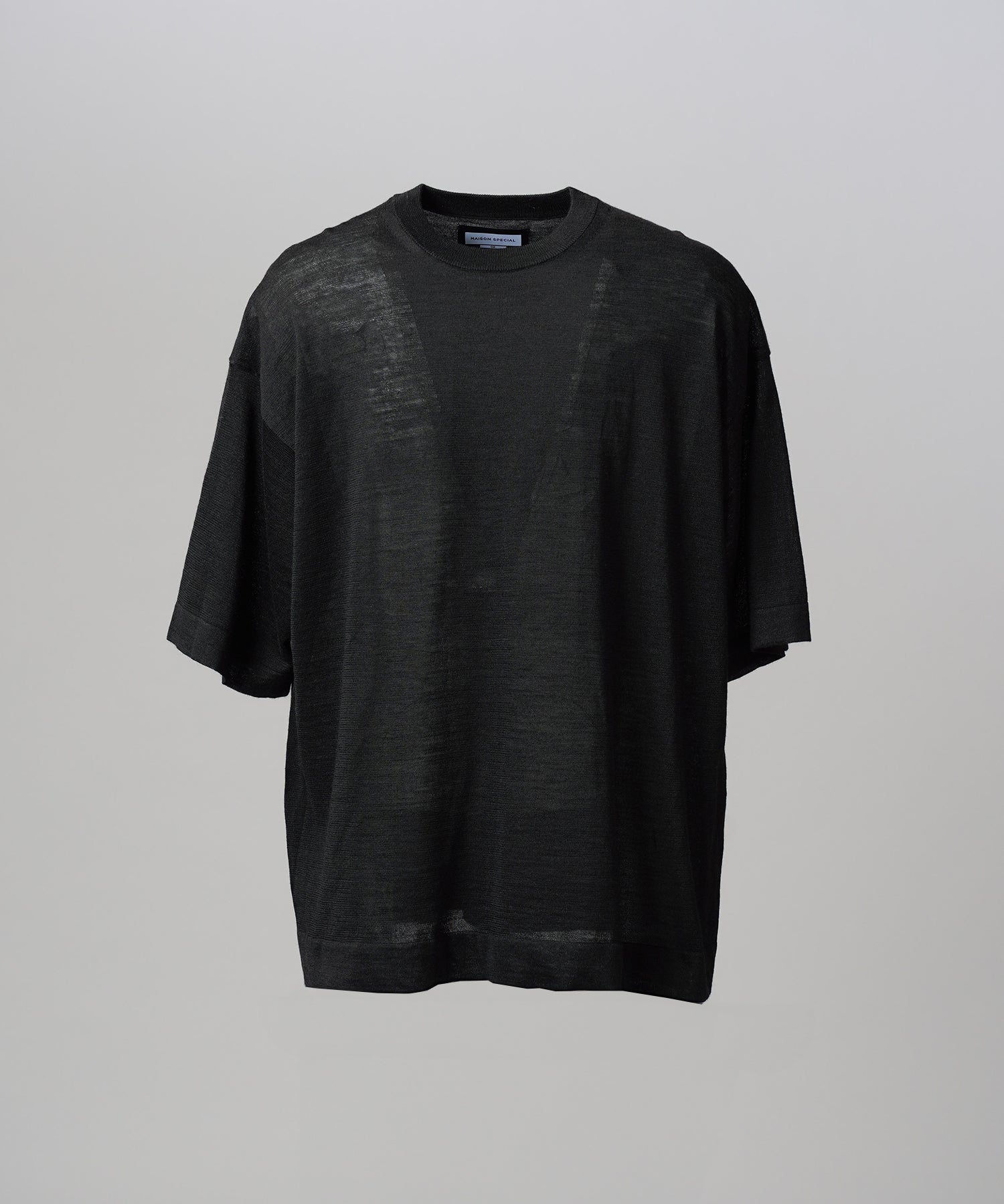 【26SS PRE-ORDER】Ramie-SOLOTEX Prime-Over Crewneck Short Sleeve Knit T-shirt