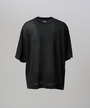 【26SS PRE-ORDER】Ramie-SOLOTEX Prime-Over Crewneck Short Sleeve Knit T-shirt