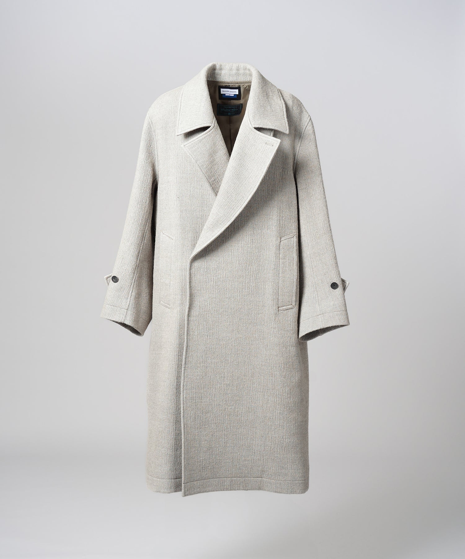 【26AW PRE-ORDER】【イタリアンデッドストックファブリック】プライムオーバーダブルアルスターコート
