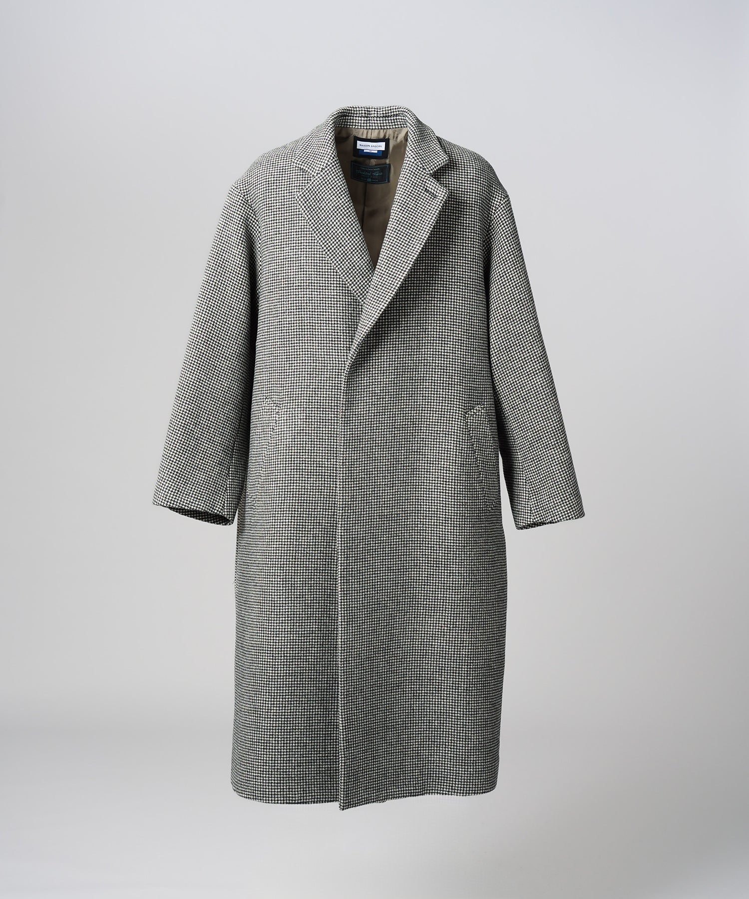 [26AW PRE-ORDER] [Italian dead stock fabric] Prime over regular collar shirt coat
