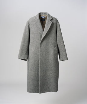 [26AW PRE-ORDER] [Italian dead stock fabric] Prime over regular collar shirt coat