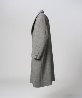 [26AW PRE-ORDER] [Italian dead stock fabric] Prime over regular collar shirt coat
