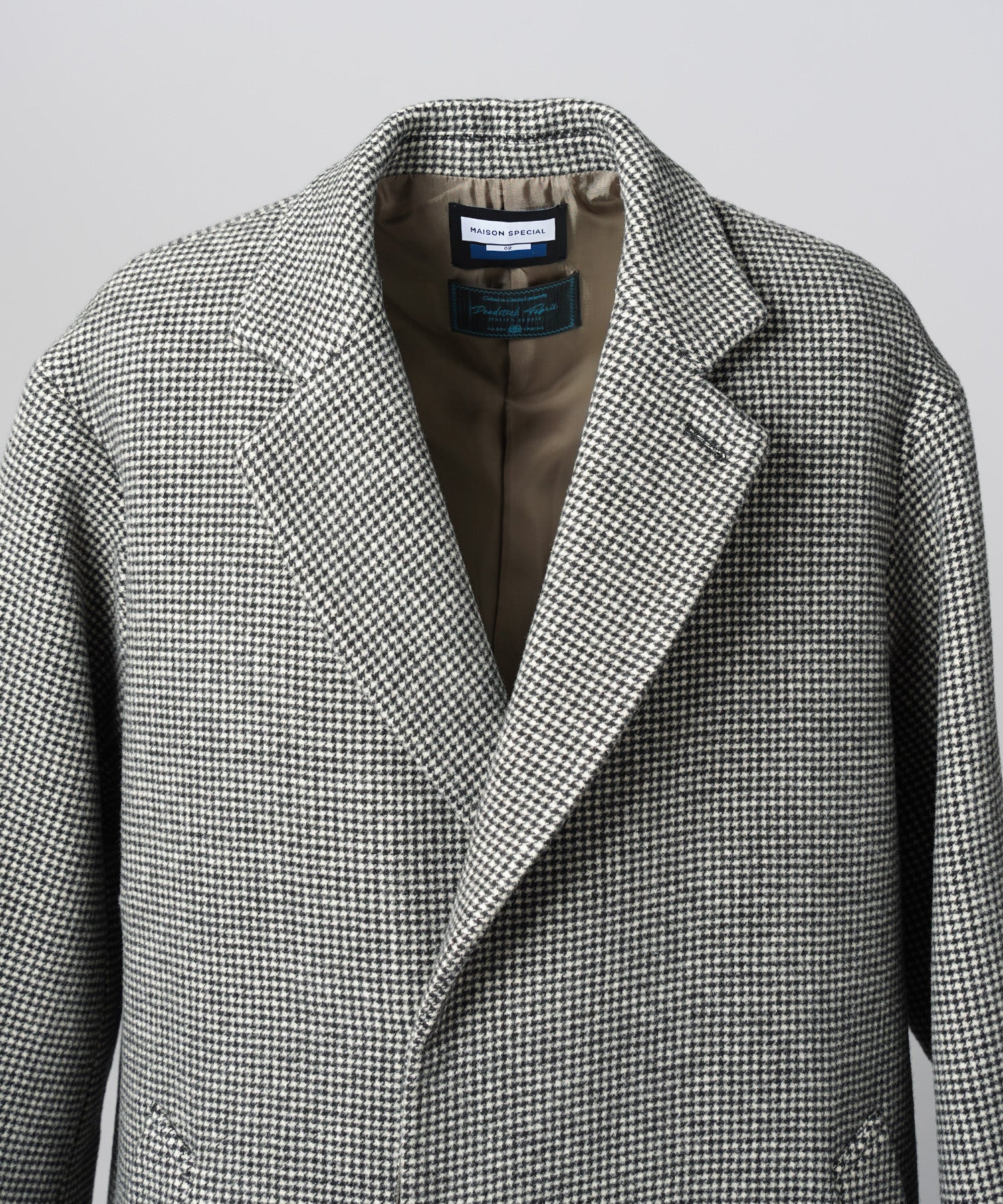 [26AW PRE-ORDER] [Italian dead stock fabric] Prime over regular collar shirt coat