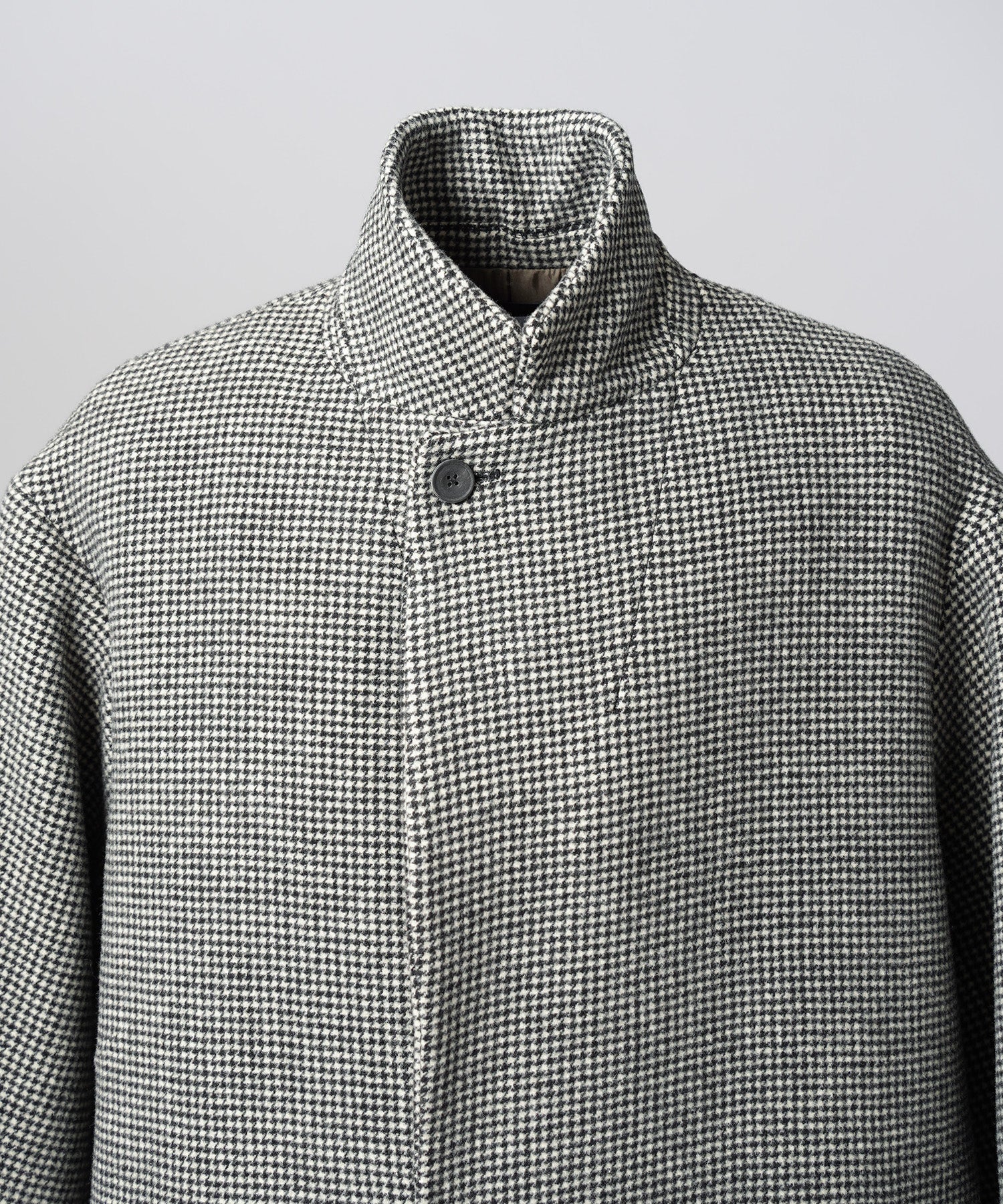 [26AW PRE-ORDER] [Italian dead stock fabric] Prime over regular collar shirt coat
