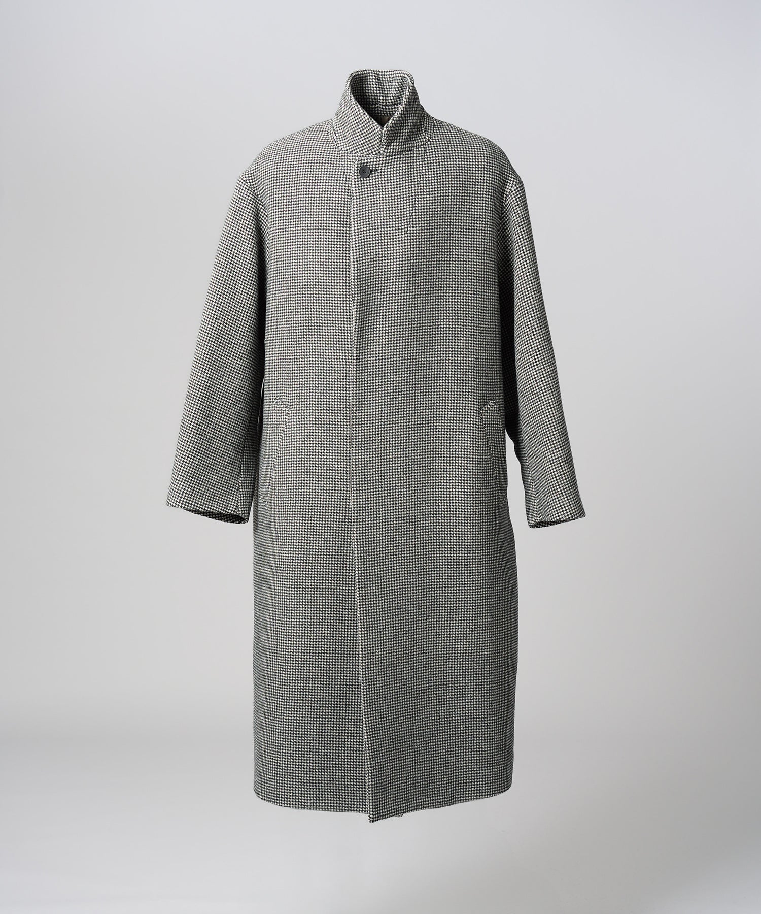 [26AW PRE-ORDER] [Italian dead stock fabric] Prime over regular collar shirt coat