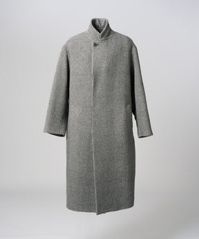 [26AW PRE-ORDER] [Italian dead stock fabric] Prime over regular collar shirt coat