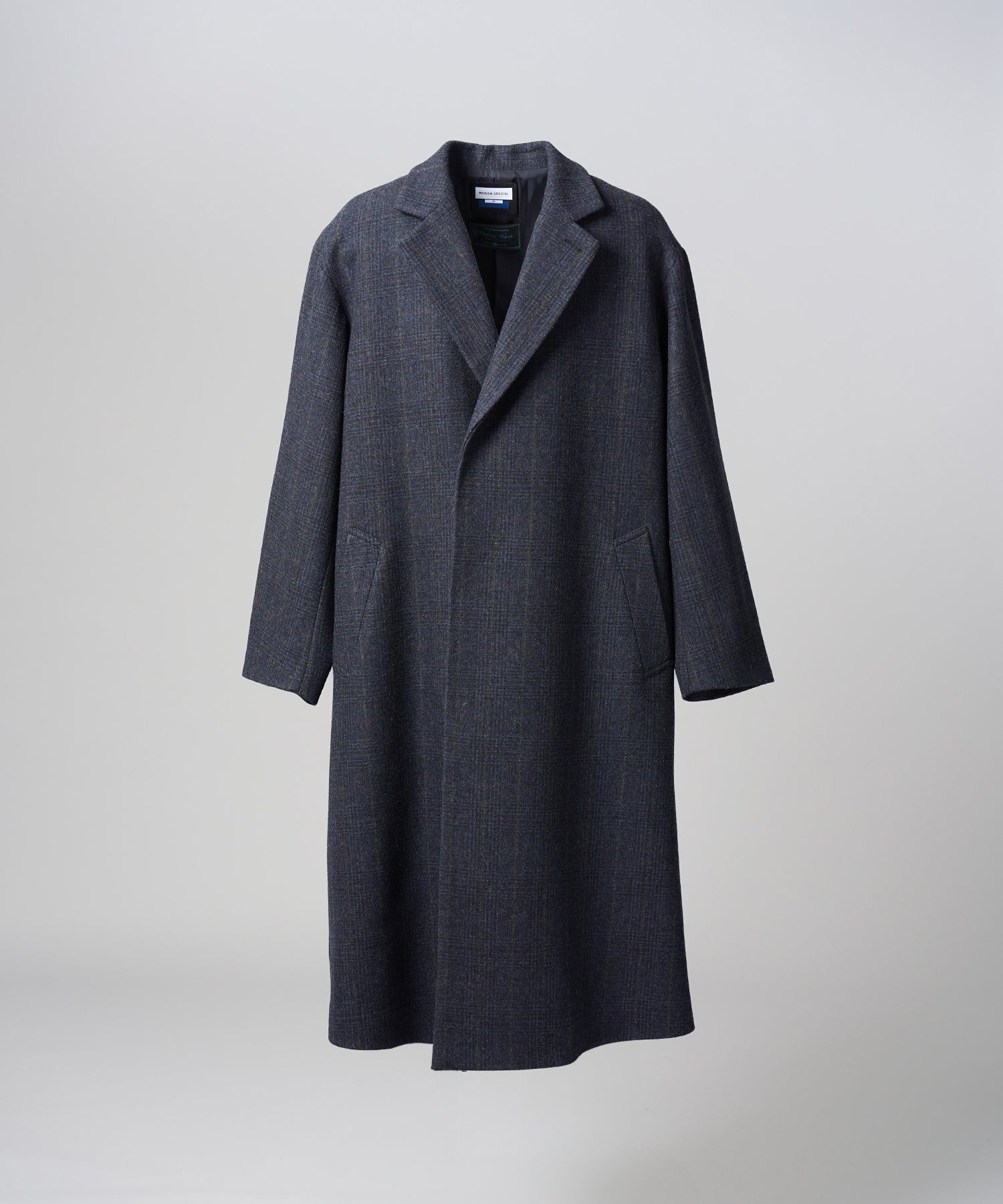 [26AW PRE-ORDER] [Italian dead stock fabric] Prime over regular collar shirt coat