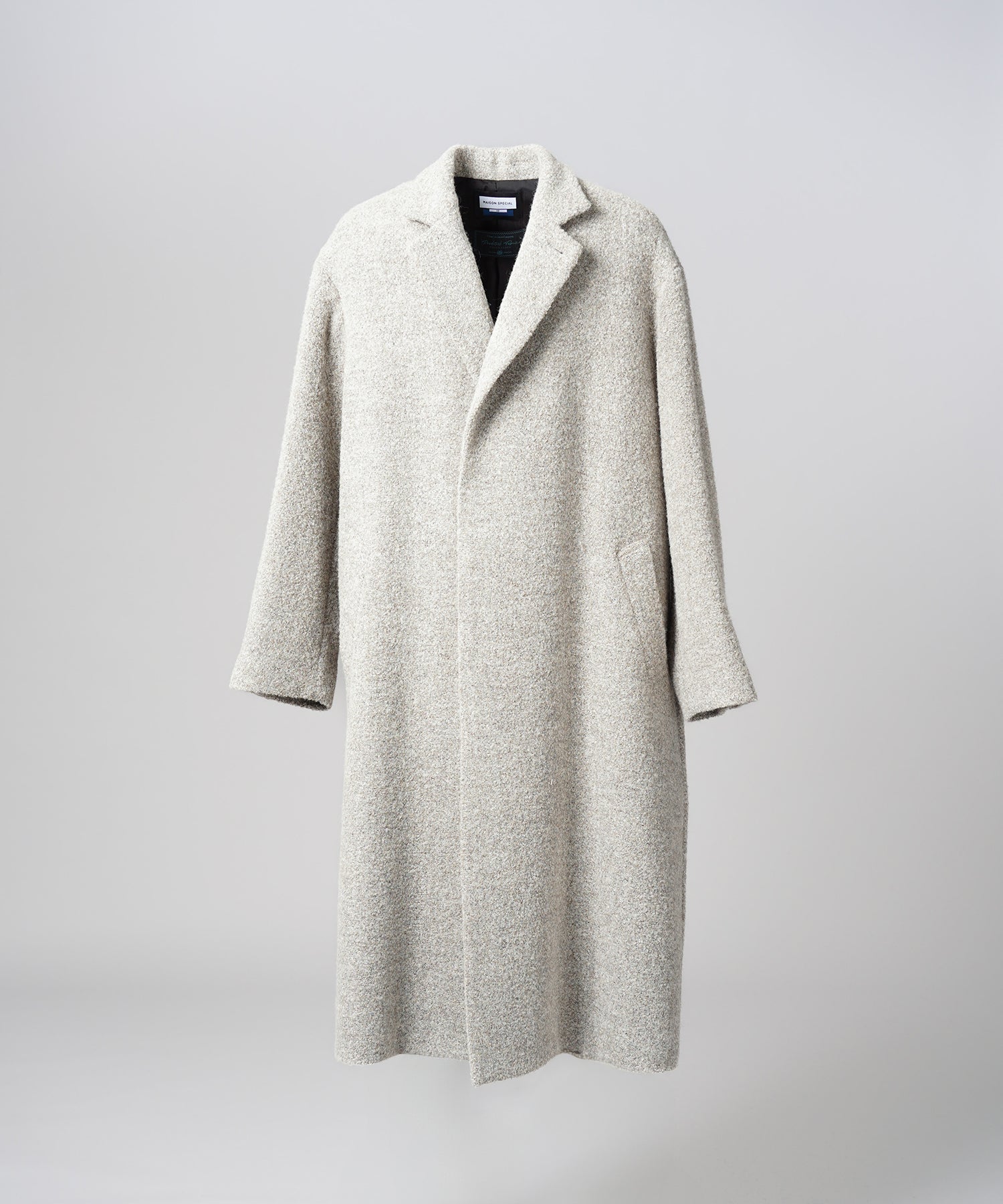 [26AW PRE-ORDER] [Italian dead stock fabric] Prime over regular collar shirt coat