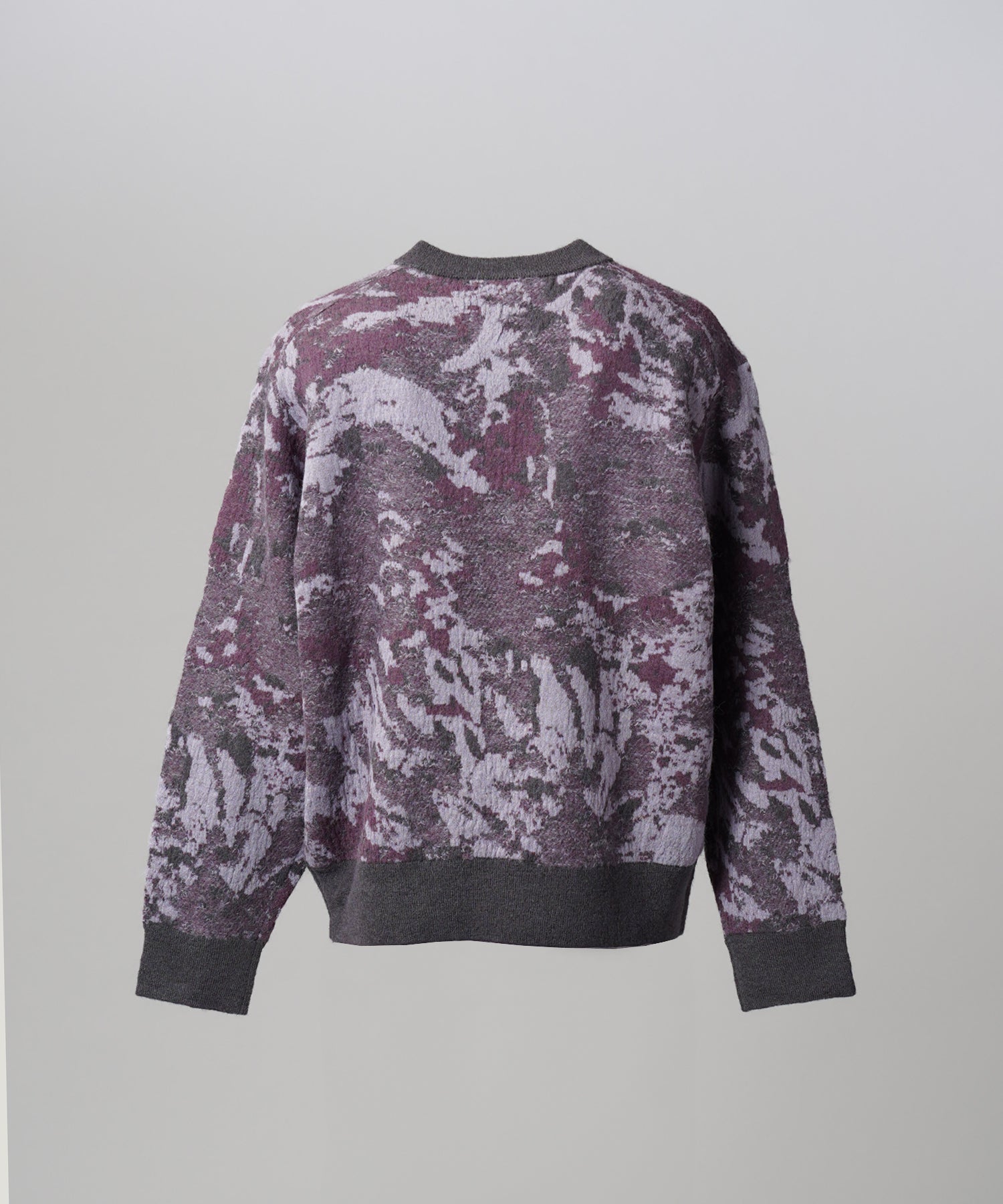【26AW PRE-ORDER】Abstract Pattern Prime-Over V-neck Knit Tops