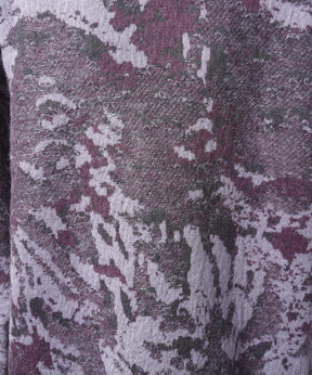 【26AW PRE-ORDER】Abstract Pattern Prime-Over V-neck Knit Tops