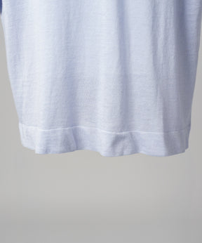 【26SS PRE-ORDER】Ramie-SOLOTEX Prime-Over Henry Neck Short Sleeve Knit T-shirt