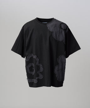 [26SS 预购]鸟眼平纹针织网布 Prime-Over 亨利领短袖 T 恤