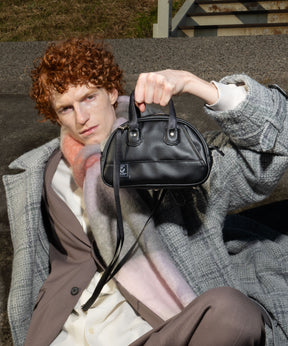 Aluminum Bonded Leather Shoulder Bag