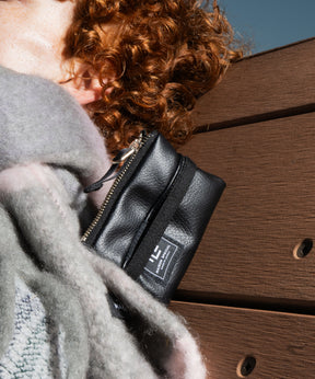 Aluminum Bonded Leather Shoulder Bag