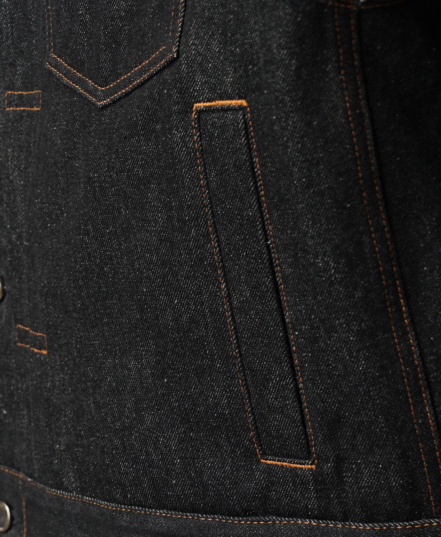 【26SS PRE-ORDER】Different Materials Layering Prime-Over Trucker Jacket